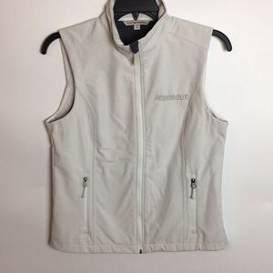 COOK OUT Port Authority light grayish cream vest Ladies Size Large